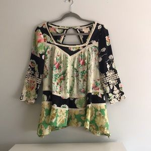 patterned blouse